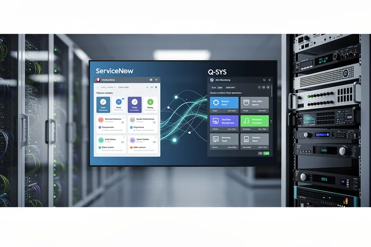 How Q-SYS and ServiceNow Integration Is Reshaping Enterprise AV Infrastructure Management