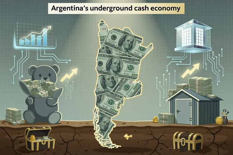 Argentina’s $250 Billion Underground Economy: How Milei Is Coaxing Dollars From Teddy Bears and Toilet Tanks