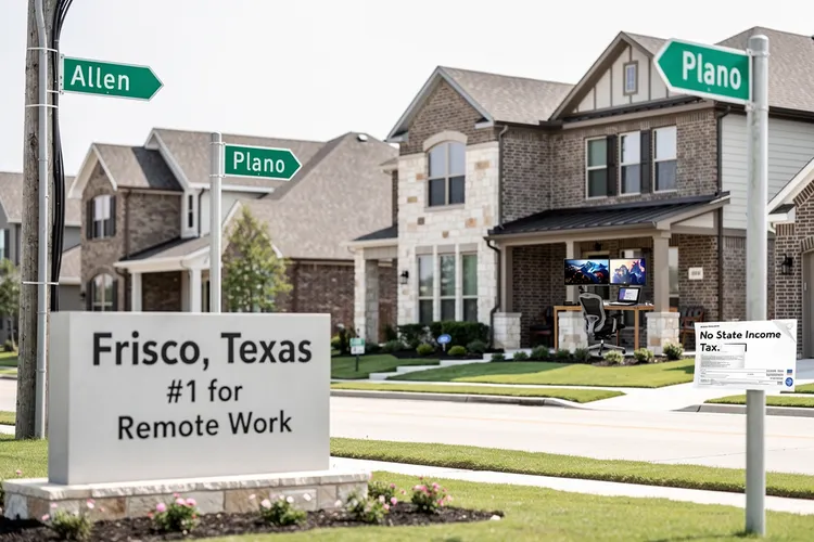 Frisco’s Remote Work Supremacy: How a Texas Suburb Dominates America’s WFH Rankings