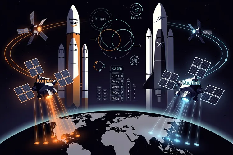 Amazon’s Project Kuiper Seeks FCC Extension as SpaceX Partnership Deepens in Satellite Internet Race