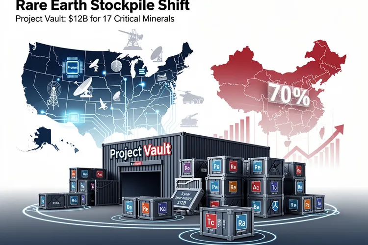 Trump’s $12 Billion ‘Project Vault’ Aims to Shatter China’s Stranglehold on Critical Minerals