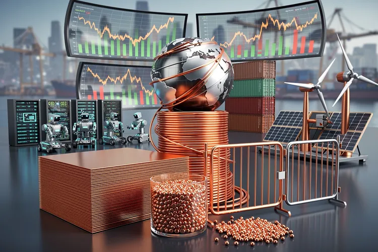 Copper Prices Soar to Record $5.29/lb Amid AI Demand and Tariff Fears