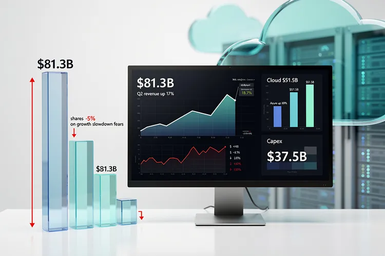 Microsoft’s AI Cloud Boom Masks Gaming Drag in Record $81B Quarter
