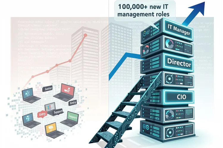 The Great Divergence: Why IT Management Thrives While Entry-Level Tech Jobs Vanish